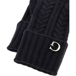 Guess - Knitted Gloves - Zwart