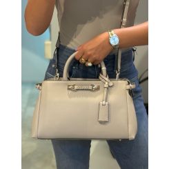 Guess - Lefia Luxury Satchel - Beige