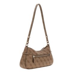 Guess - Leona Logo Shoulder Bag - Bruin