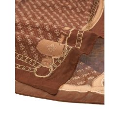 Guess - Lindsey Printed Kefiah 120X120 - Bruin
