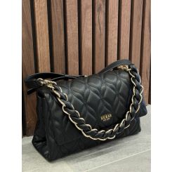Guess - Maxine Flap Crossbody - Zwart
