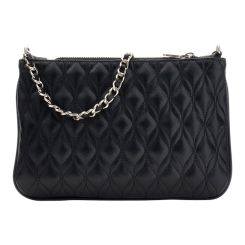 Guess - Maxine Quilted Flat Pouch - Zwart