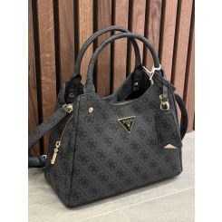 Guess - Meridian II Sml Gfrnd Carryall - Zwart