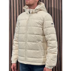 Guess - Monogram Puffa Jacket - Beige