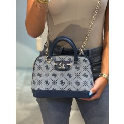 Guess - Neda Dome Satchel - Blauw