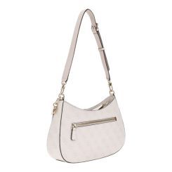 Guess - Noelle II Top Zip Shoulder Bag - Beige