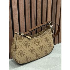 Guess - Noelle II Top Zip Shoulder Bag - Bruin