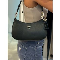 Guess - Noelle II Top Zip Shoulder Bag - Zwart
