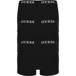 Guess - Placed Logo Boxer Trunk 3 Pack - Zwart