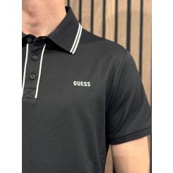 Guess - Paul Pique Ss Polo - Zwart