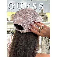 Guess - Elsa Tweed Baseball Hat - Roze