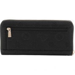 Guess - Cresidia Slg Large Zip Around - Zwart