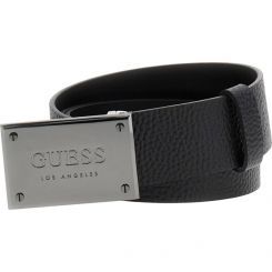 Guess - Classic Adjstbl & Rev Belt H35 - Zwart