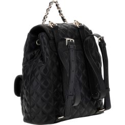 Guess - Giully II Flap Backpack - Zwart
