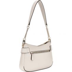 Guess - Lorelei Top Zip Shoulder Bag - Beige
