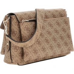 Guess - Eco Brenton Flap Shoulder Bag - Bruin