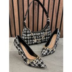Guess - Everlee Top Zip Shoulder Bag - Zwart