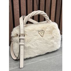 Guess - Shaida Top Handle Crossbody - Beige
