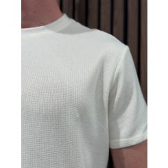 Guess - Ss Madden Soft Knit Crew - Beige
