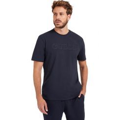 Guess - Ss Alphy T-shirt - Donkerblauw