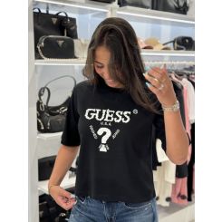 Guess Active - Aurlie Boxy Tee - Zwart