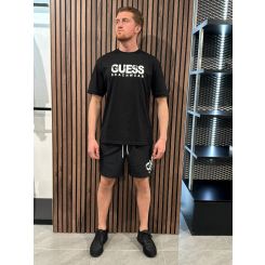 Guess - Swimtrunk Medium Wild Palms - Zwart