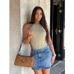 Guess - SL MN Pointelle Stitch Serina - Goud