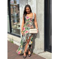 Guess - SL Tracie Dress W6YKAG - Meerkleurig