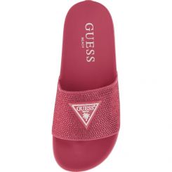 Guess - Beach Slippers Strass - Roze