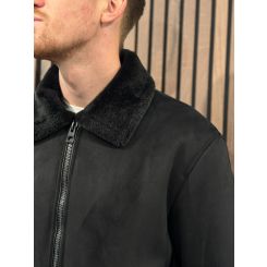 Guess - Soft Shearling Jacket - Zwart