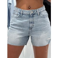 Guess - Relaxed Midi Short - Blauw