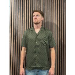 Guess - Ss Bowling Aop Shirt - Groen
