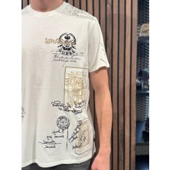 Guess - Ss Bsc 1981 Postage Tee - Wit