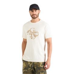 Guess - Ss Bsc Crafted Bird Tee - Wit