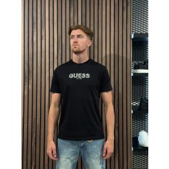 Guess - Ss Bsc Guess Embroidery - Zwart