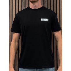 Guess - Ss Bsc Painters Tee - Zwart