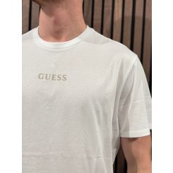 Guess - Ss Bsc Quattro G Mist Tee - Wit