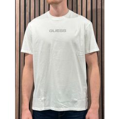 Guess - Ss Bsc Social Club Tee - Wit