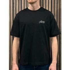 Guess - Ss City Print Tee - Zwart