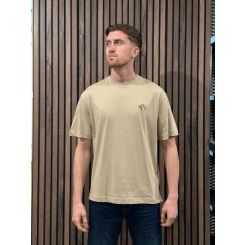 Guess - Ss Cn Diamante Logo Tee - Beige