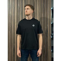 Guess - Ss Cn Diamante Logo Tee - Zwart