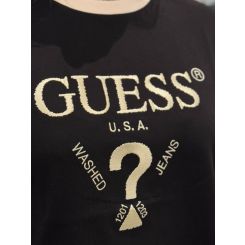 Guess Active - Filanta Crop Tee - Zwart