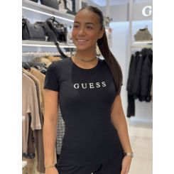 Guess - New Carrie Ss T-shirt - Zwart