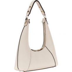 Guess - Calista Top Zip Shoulder Bag - Beige