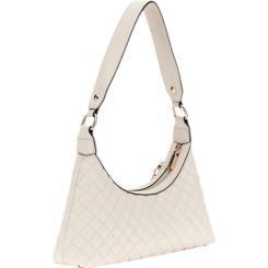 Guess - Everlee Top Zip Shoulder Bag - Wit