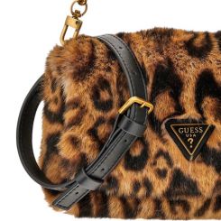 Guess - Samia Flap Shoulder Bag - Bruin