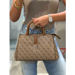 Guess - Zamira Luxury Satchel - Bruin