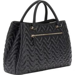 Guess - Melisandra Lrg Tri Comp Satchel - Zwart