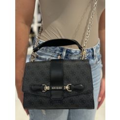 Guess - Nolana Top Handle Flap - Zwart