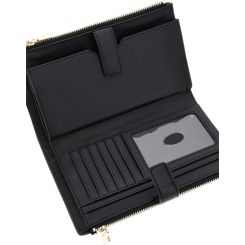 Guess - Valla Slg Dbl Zip Organizer - Zwart